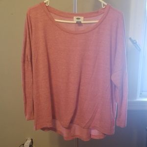 Old navy pink soft tlong sleeve tshirt